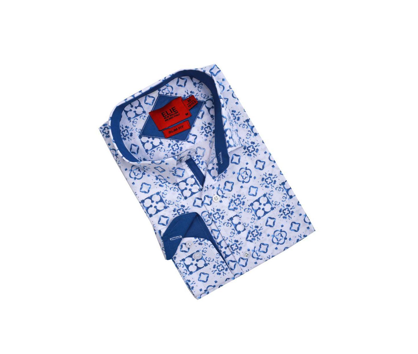 Мужская рубашка Elie Balleh Slim Fit Stylish Button-Down — фото 8