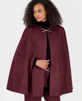 Women's Scuba Suede Long Cape