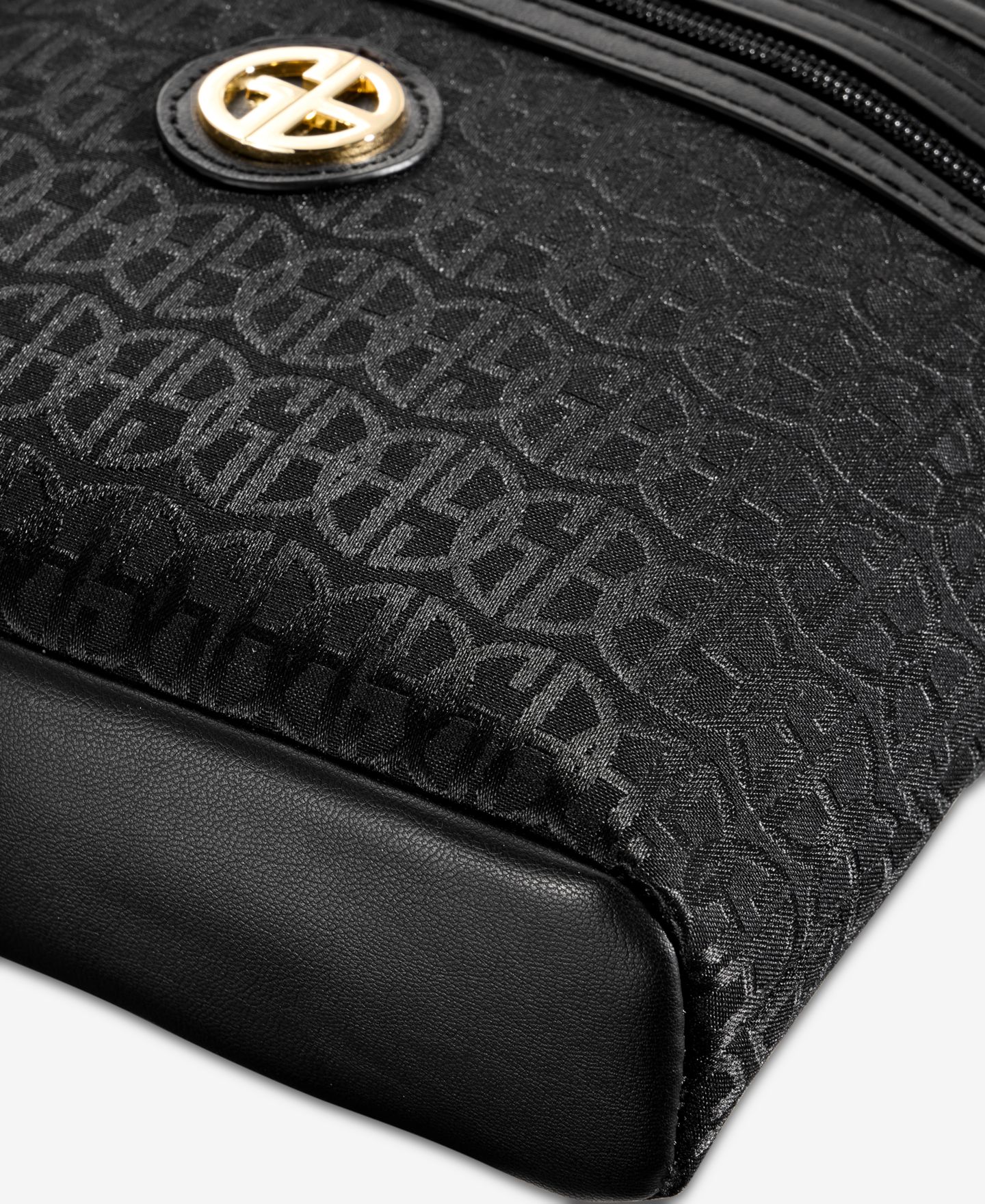 Женская сумка Giani Bernini Jacquard N/S Crossbody, цвет: Чёрный — фото 2