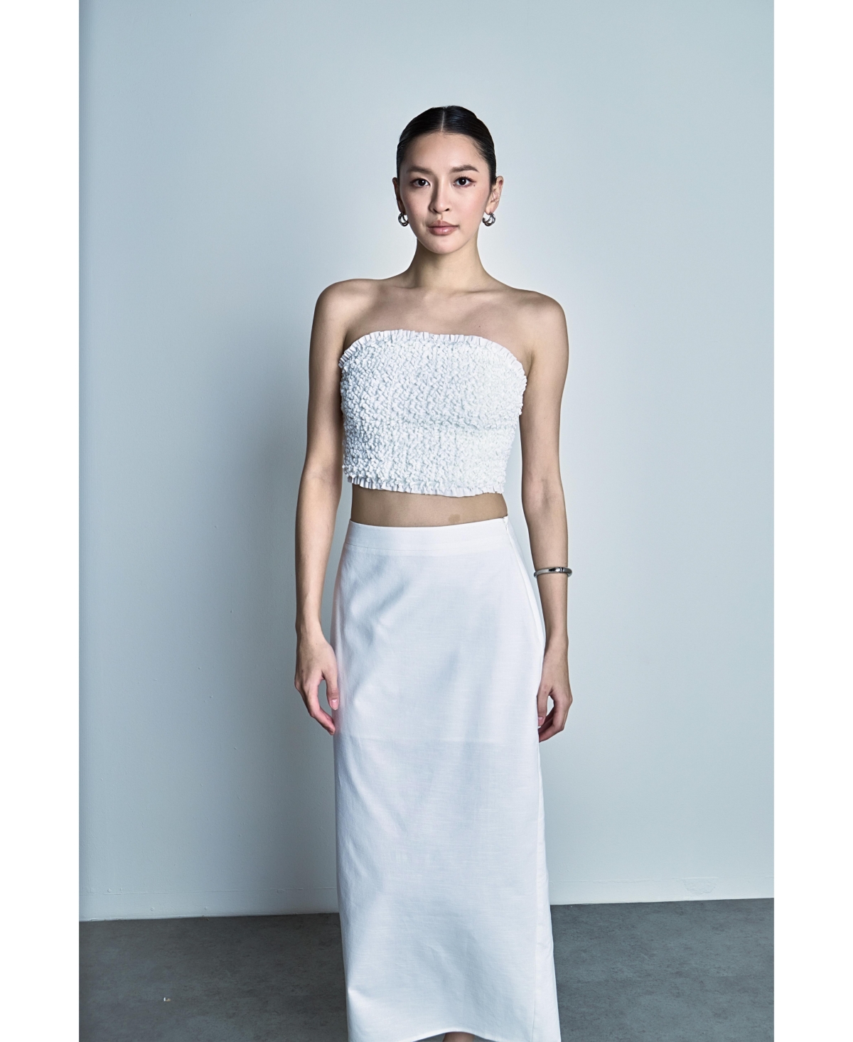 endless rose Women's Linen Maxi Skirt