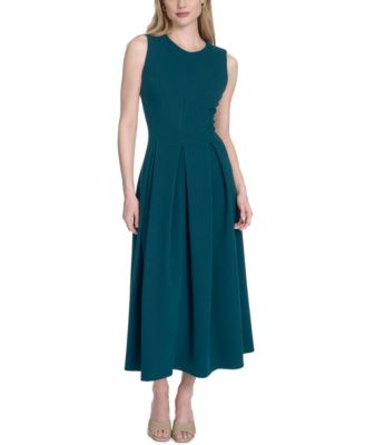 Women's Sleeveless Midi A-Line Dress