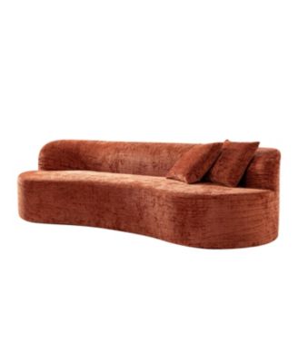 Eliseo 94.5inch W Modern Compression High-Density Foam Sofa with 2 Pillow and No Assembly Needed
