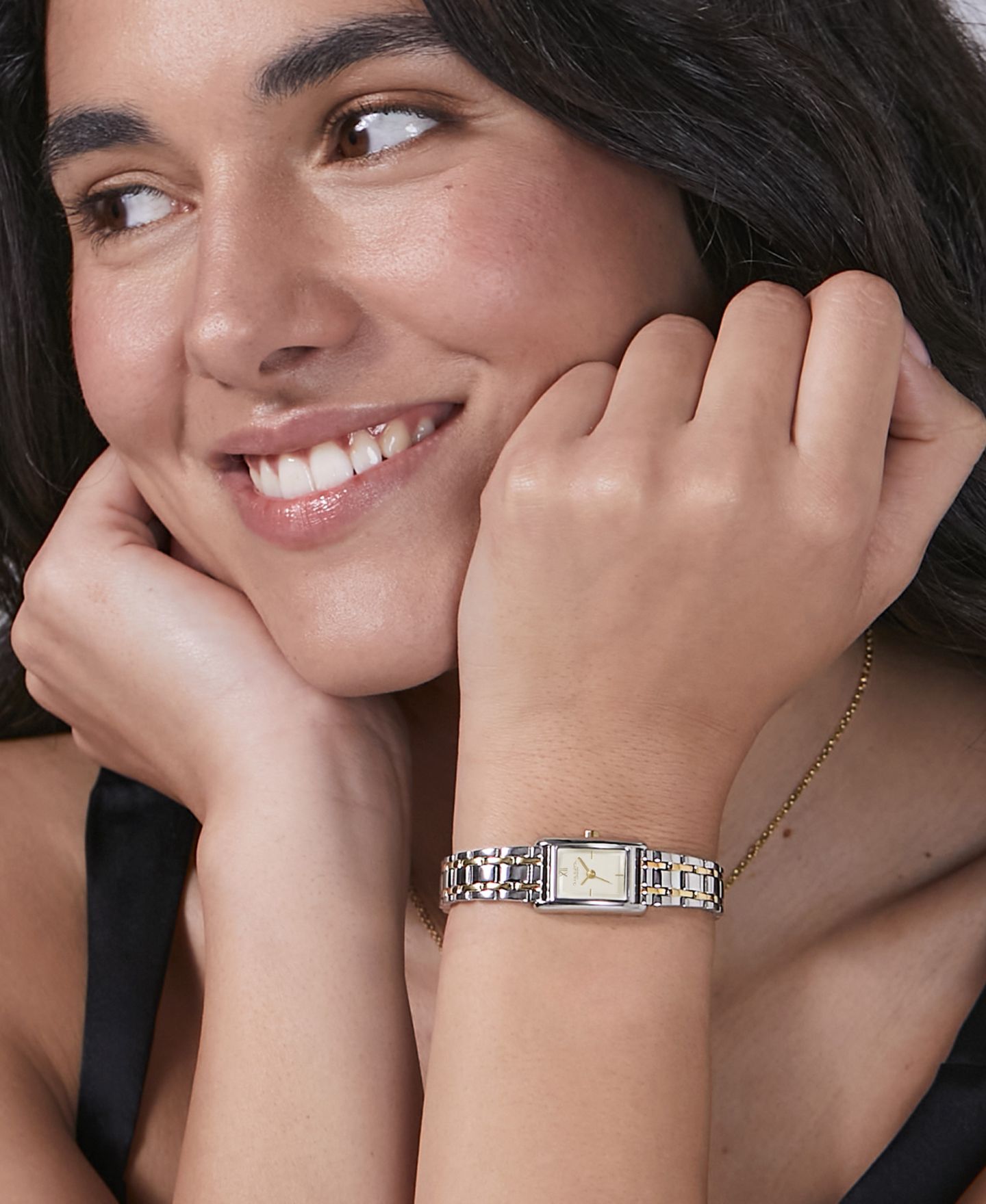 Женские часы Olivia Burton Mini Grove Two-Tone Stainless Steel Bracelet Watch 16mm — фото 6