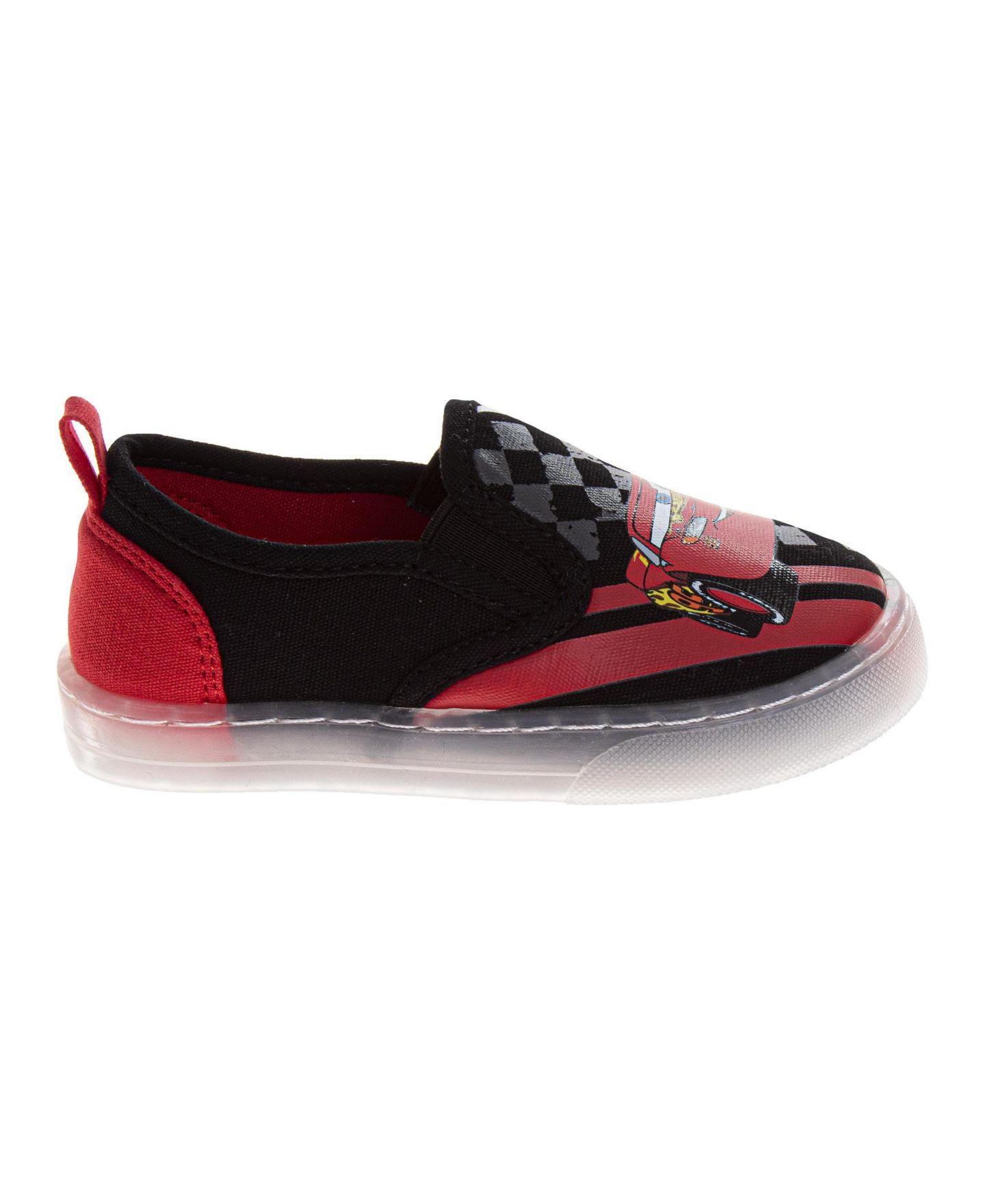 Детские кроссовки Cars Disney Pixar Lightning McQueen Boys Shoes, Boys Slip On, Canvas Shoes - Kids Casual Sneakers Shoes (Little Kid 7-12) — фото 2