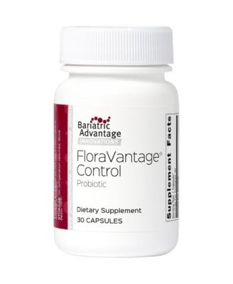 FloraVantage Control - Probiotic Health for Bariatric Patients - Probiotic for Gut Health - Vegetarian and Non-GMO - 30 Count