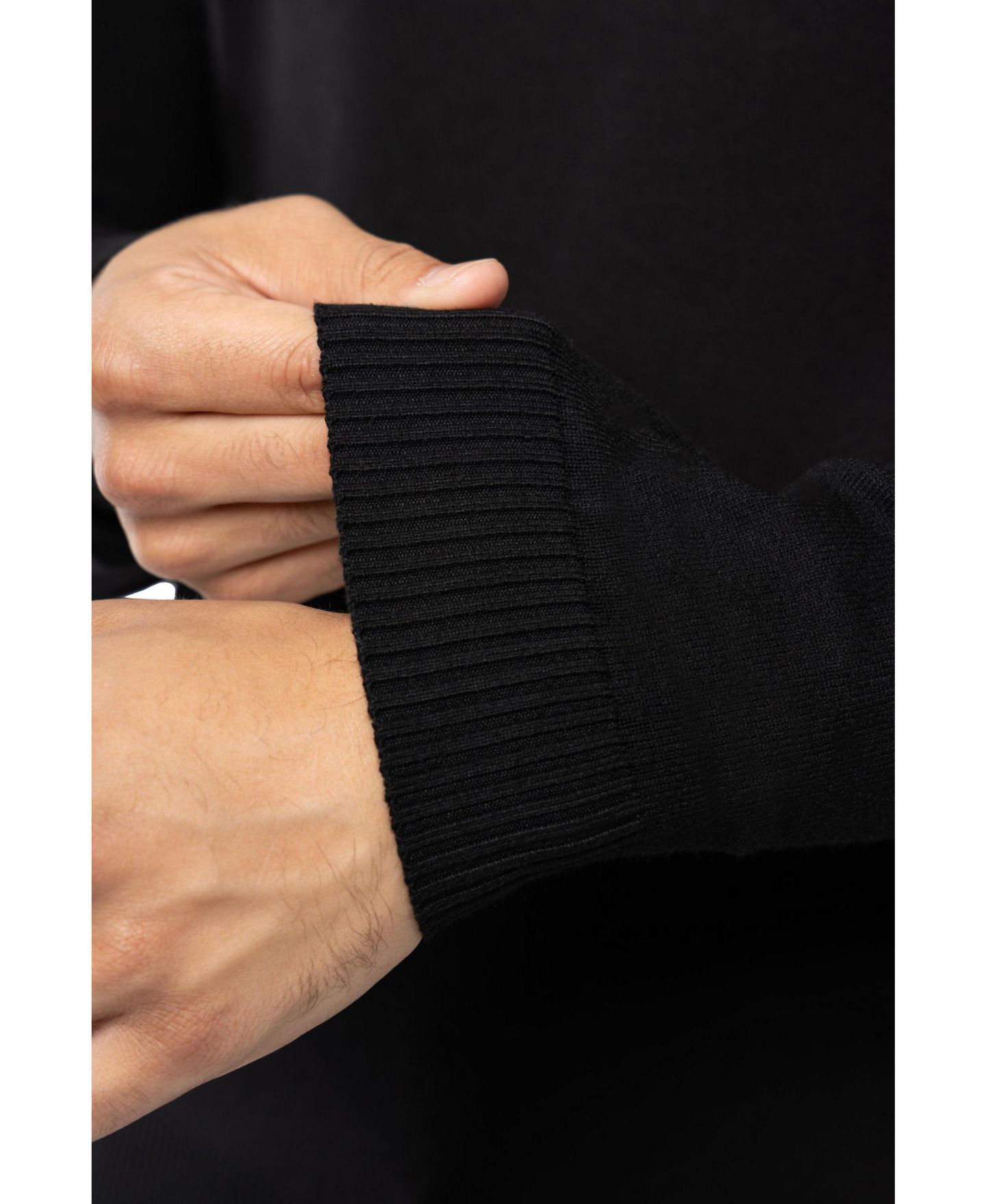 Мужской свитер XRAY Turtleneck, цвет: Чёрный — фото 8