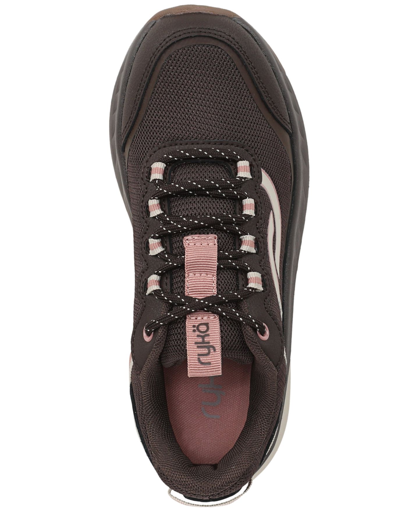 Женские кроссовки Ryka Guide Hiking Lace-Up, цвет: Коричневый сетчатый — фото 4