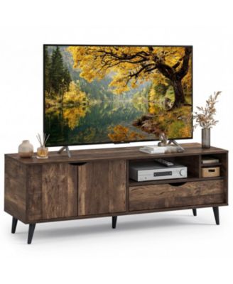 TV Stand for 65" TVs Rustic Entertainment Cabinet