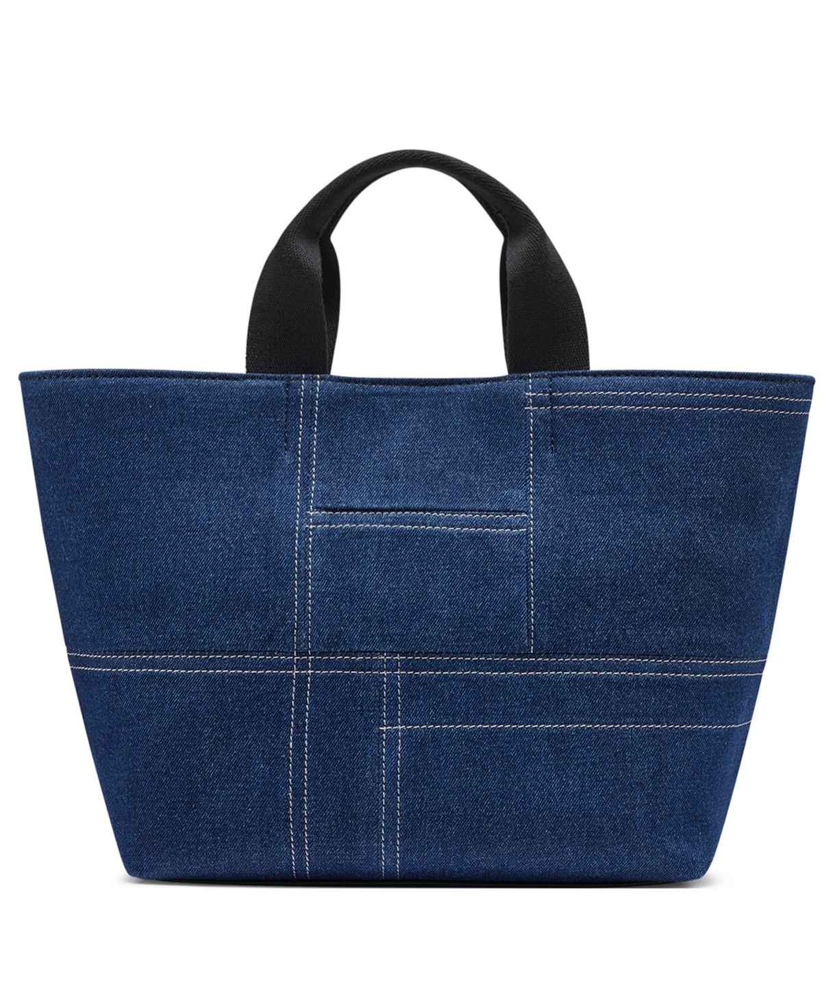 Calvin Klein Averil Denim Zip-Top Large Crossbody Handbag