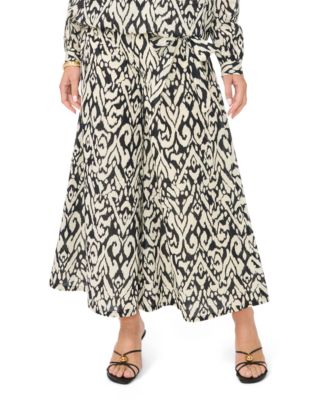 Women's Cropped Wide-Leg Pants