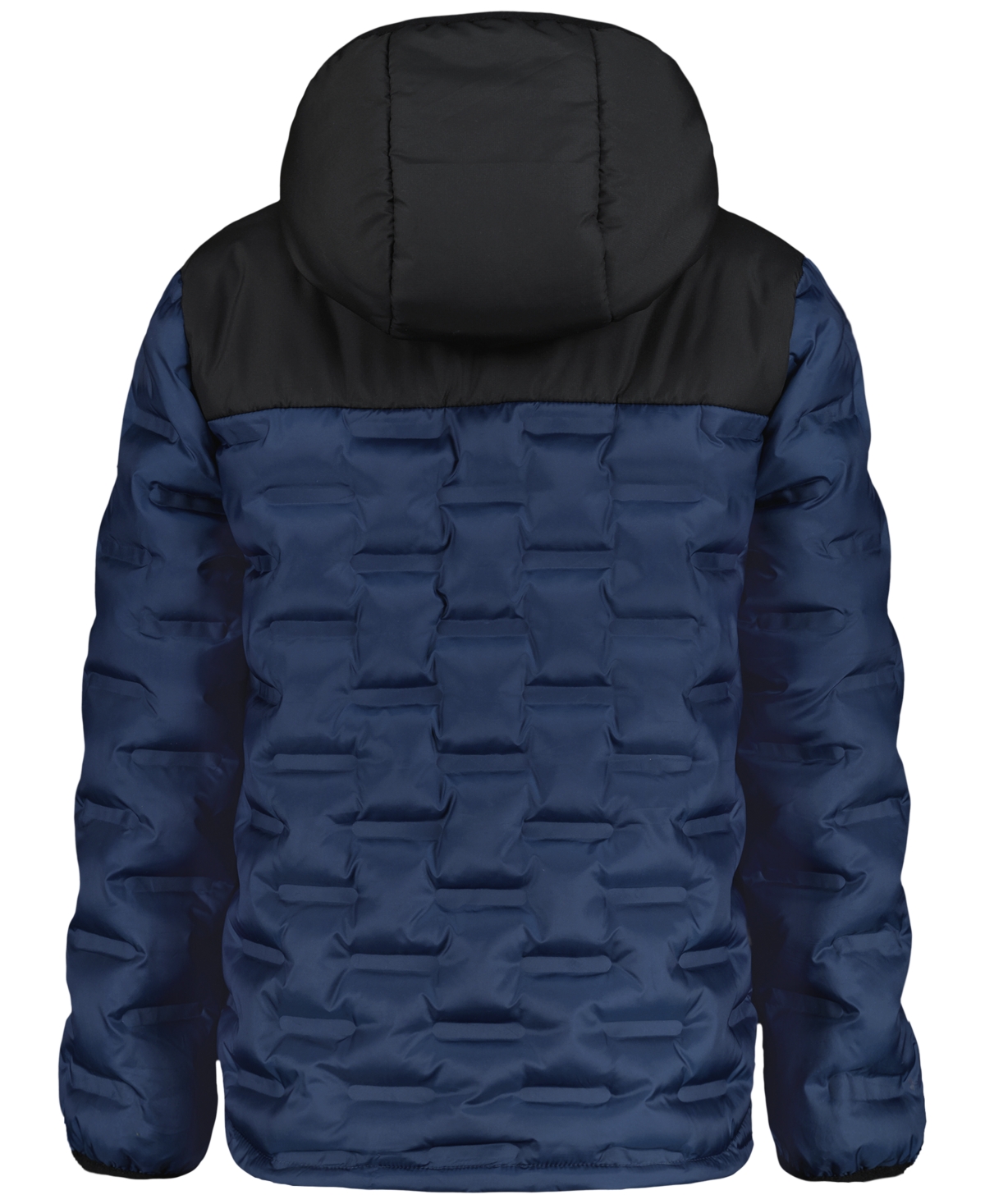 Under Armour Boys' 8-20 Solid Blue Full-Zip Puffer Hooded Jacket