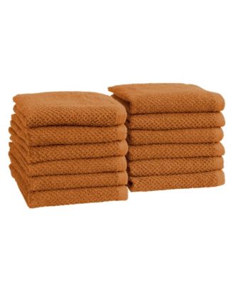 Cotton Textured 12-Piece Washcloth Set