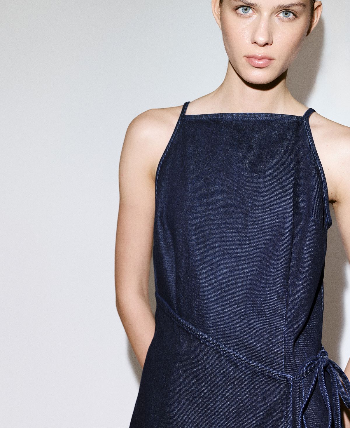 Mango Women's Straps And Bow Detail Dress view 2 — MAYCSS fashion products