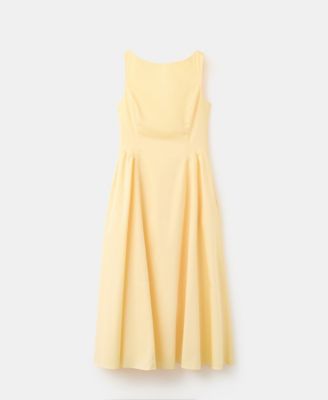 Women's Boat-Neck Ruched Dress