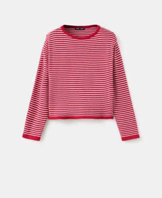Women's Knit Striped Sweater