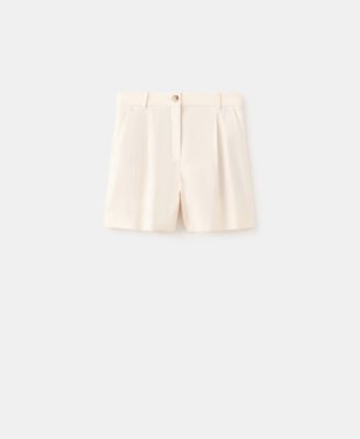 Women's Straight-Fit High-Waist Bermuda Shorts