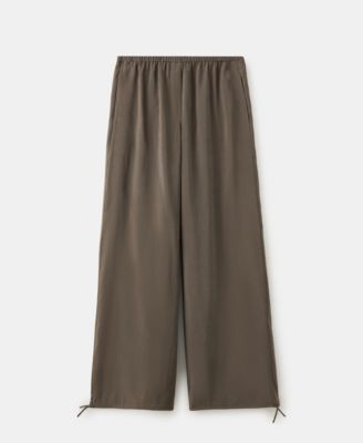 Women's Elastic Waistband Baggy Pants