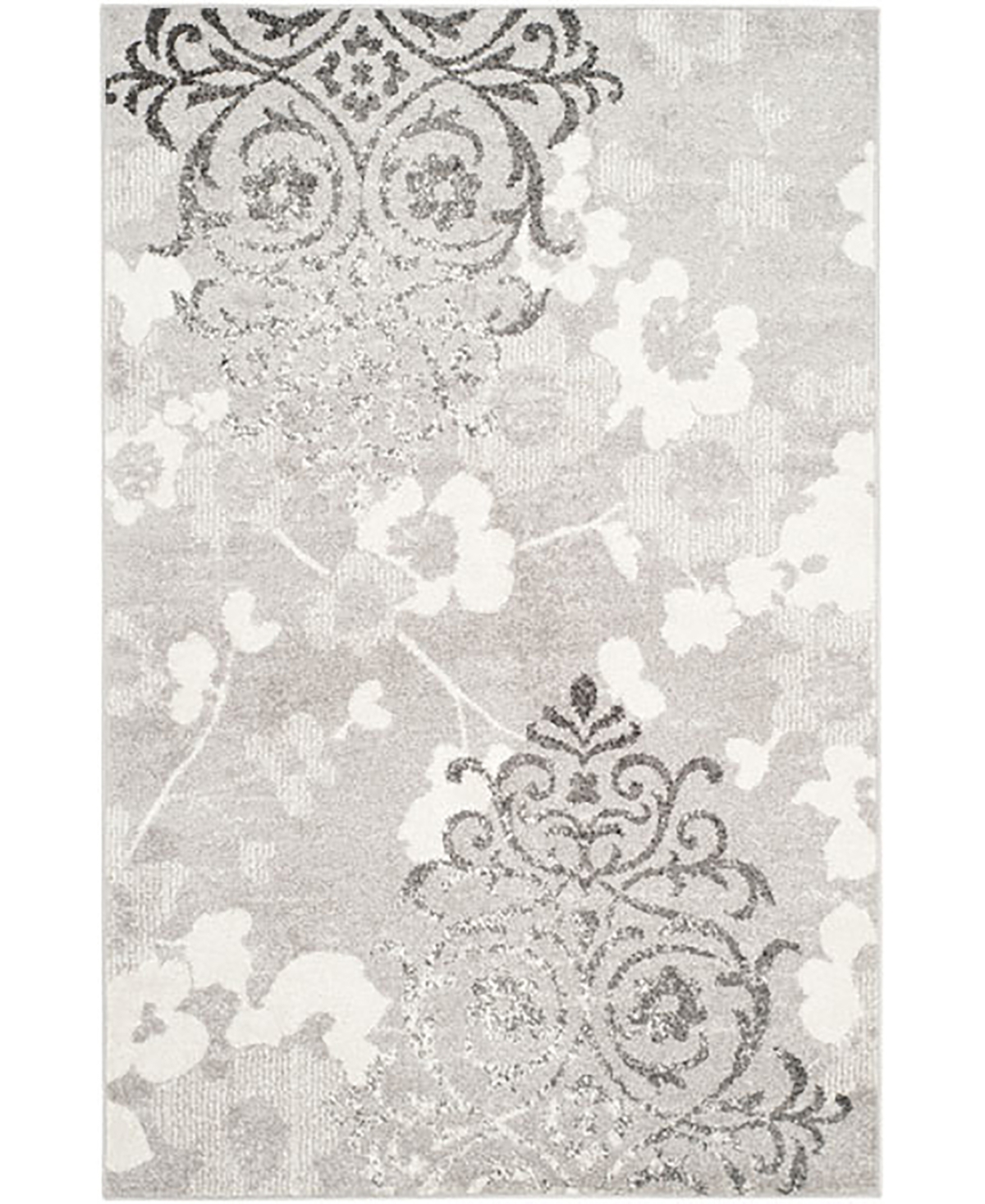 Safavieh Adirondack Silver and Ivory 5'1" x 7'6" Area Rug