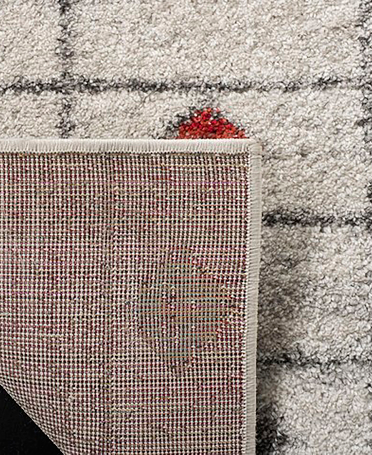 Safavieh Adirondack 206 Light Gray and Aqua 5'1" x 7'6" Area Rug