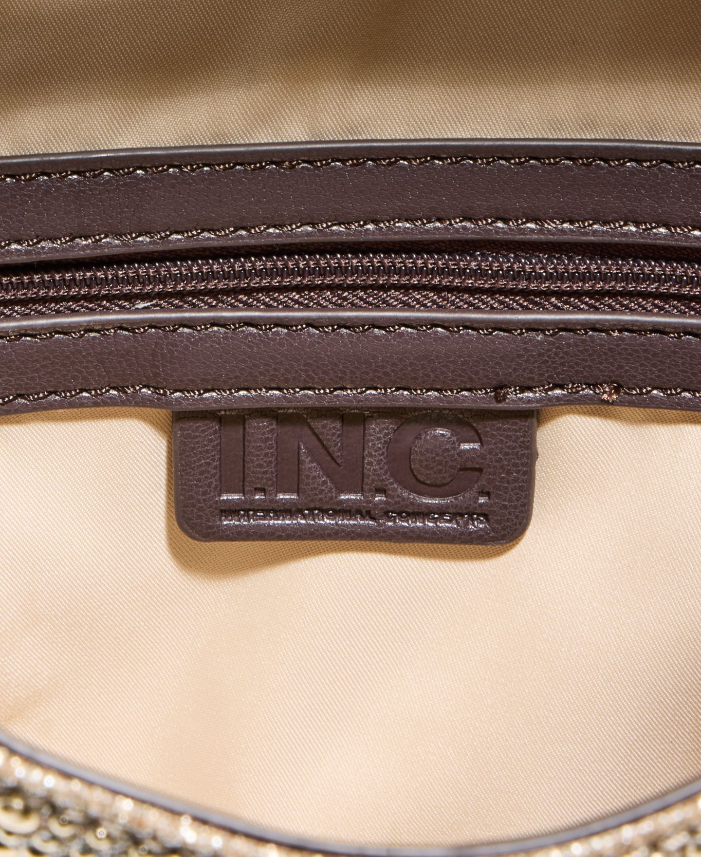 Женская сумка I.N.C. International Concepts Eedenn Bloom Studded Hobo, цвет: Золотой — фото 7
