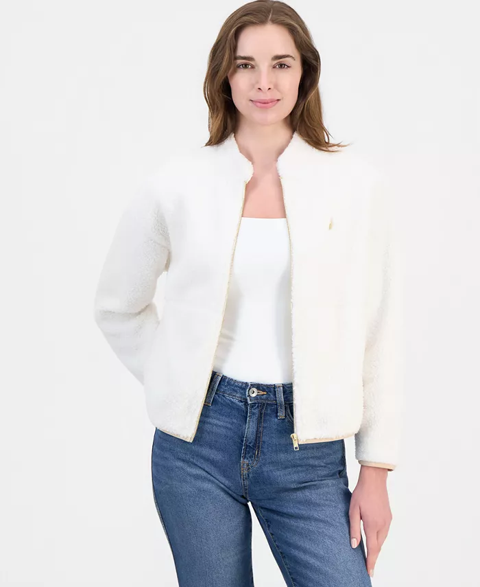 Women's Full-Zip Sherpa Fleece Jacket