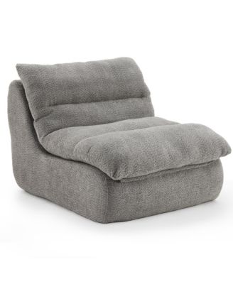 Modern Upholstered Accent Sofa with Soft Cushioned Seat