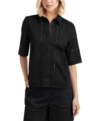 Women's Lace Inset Shirt
