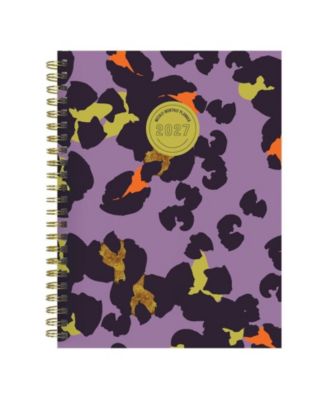 2027 Lilac Leopard Medium Weekly Monthly Planner