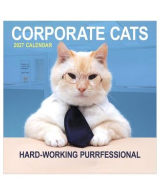2027 Corporate Cats Wall Calendar