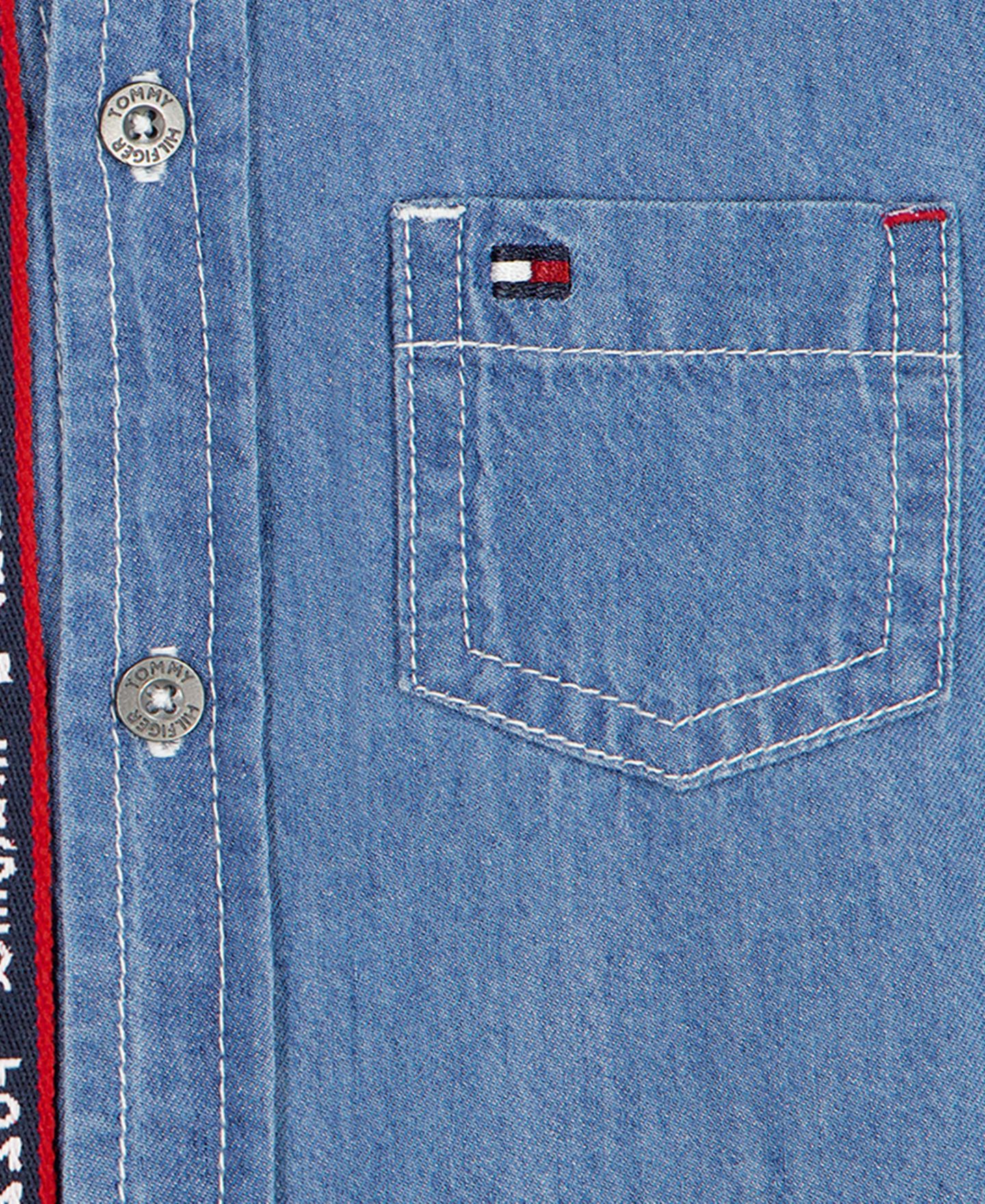 Детский комплект Tommy Hilfiger для мальчиков 2T-5T: рубашка с длинным рукавом и брюки, цвет: Джинсовый / Хаки — фото 5