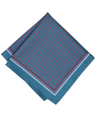 Men's Floral Geo Pocket Square