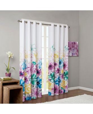 Printed Total Blackout Curtain Panel