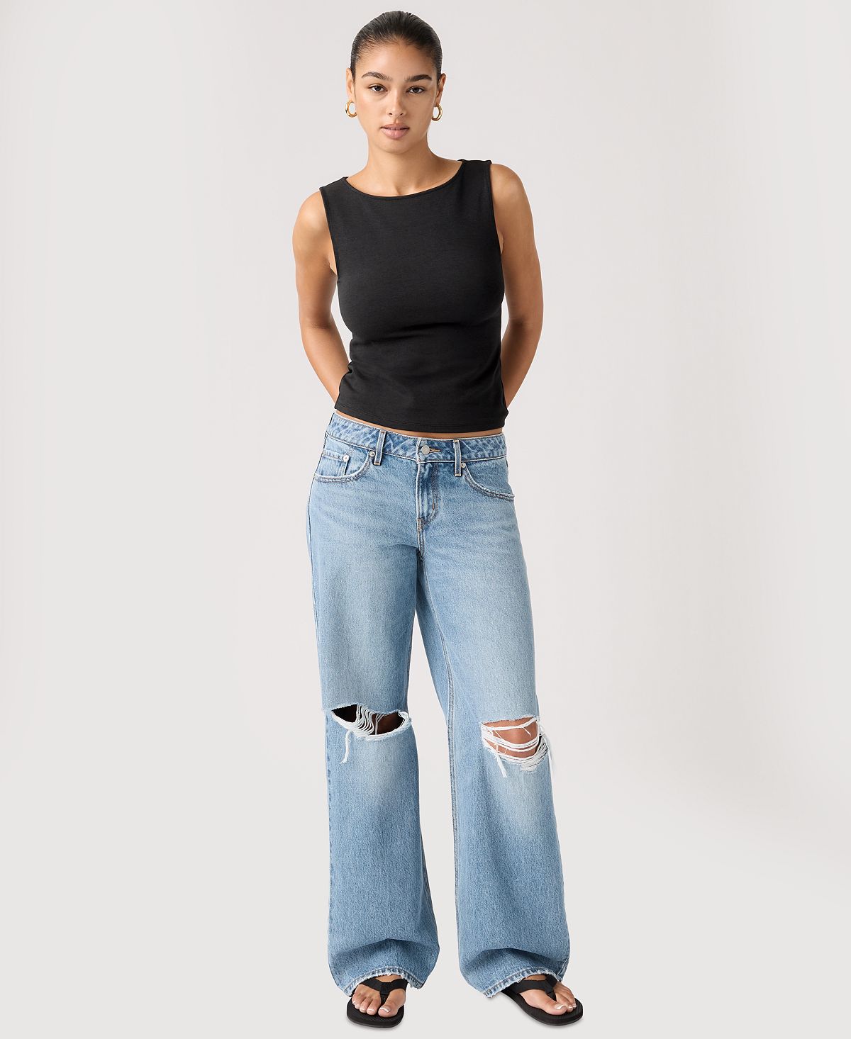 Levi's® Premium Women's Low Loose Straight-Leg Jeans view 4 — MAYCSS fashion products