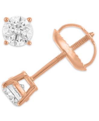Diamond Stud Earrings (1/2 ct. t.w.) in 14k White, Yellow or Rose Gold