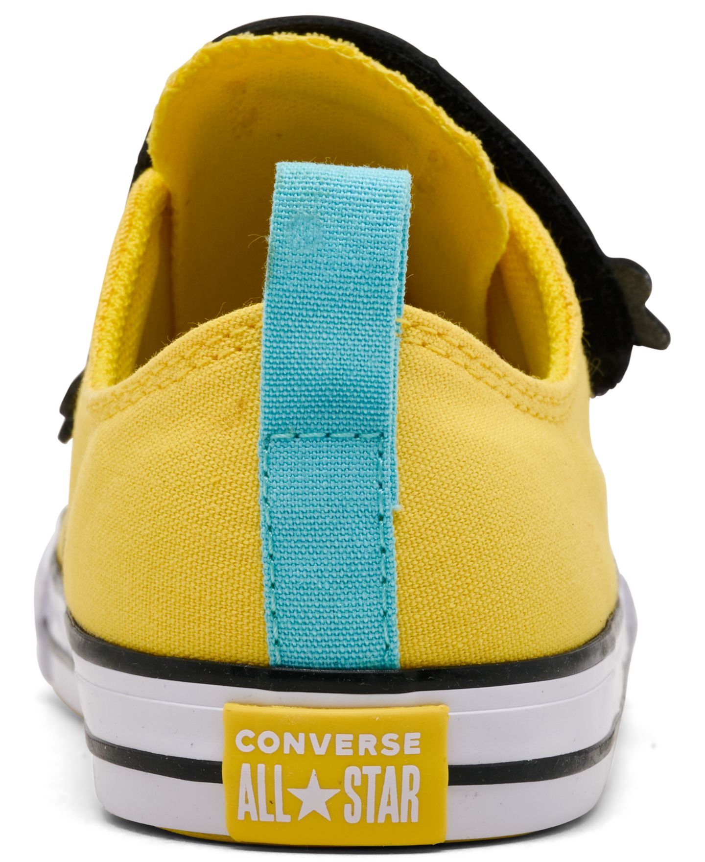 Детские кеды Converse Chuck Taylor All Star Minions EasyOn Ox на липучках, Finish Line, цвет: Жёлтый / Белый — фото 4