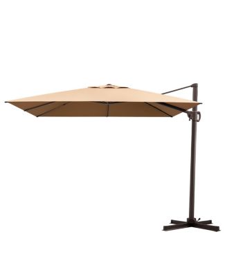 Outdoor Patio 9 X 12Feet Aluminum Cantilever Umbrella