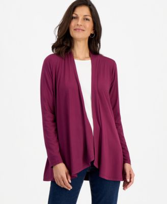 Women's Open-Front Knit Cardigan