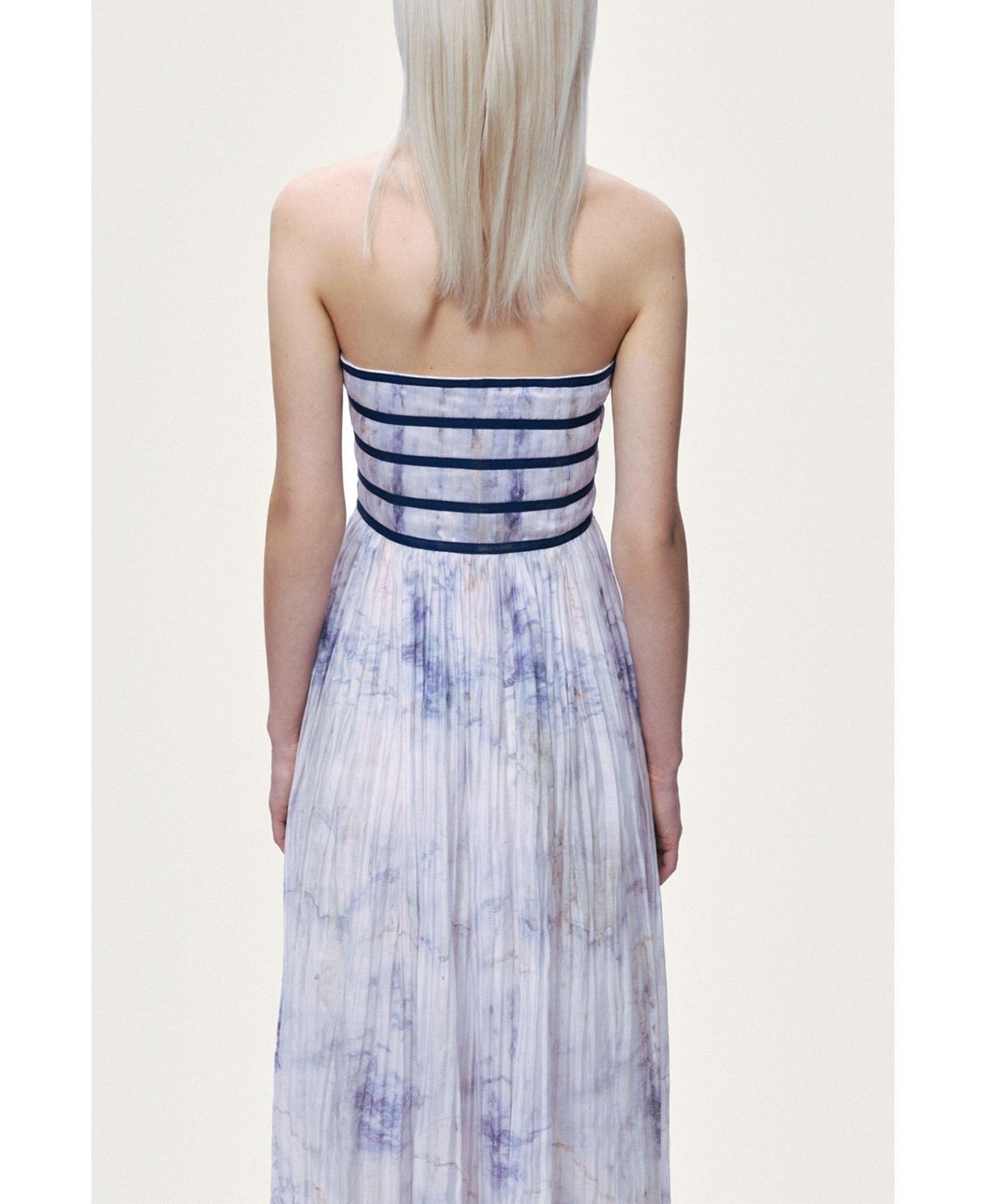 NOCTURNE Women's Bow Detail Strapless Midi Dress view 5 — MAYCSS fashion products