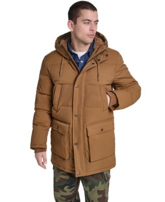 Men's Classic-Fit Quilted Parka Jacket