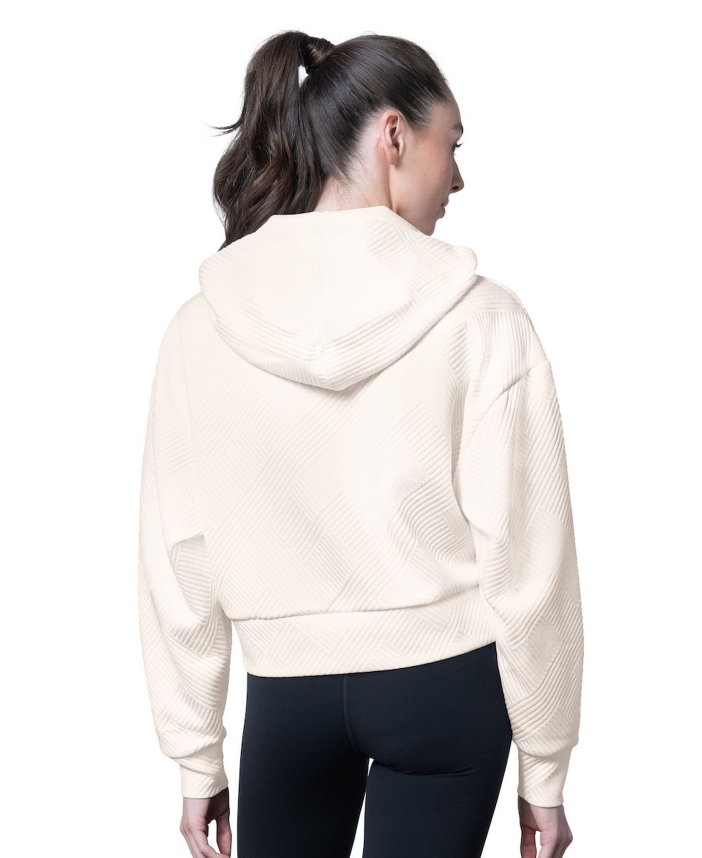 Женское худи MSX by Michael Strahan Cream Seattle Seahawks Eleanor Full-Zip — фото 17