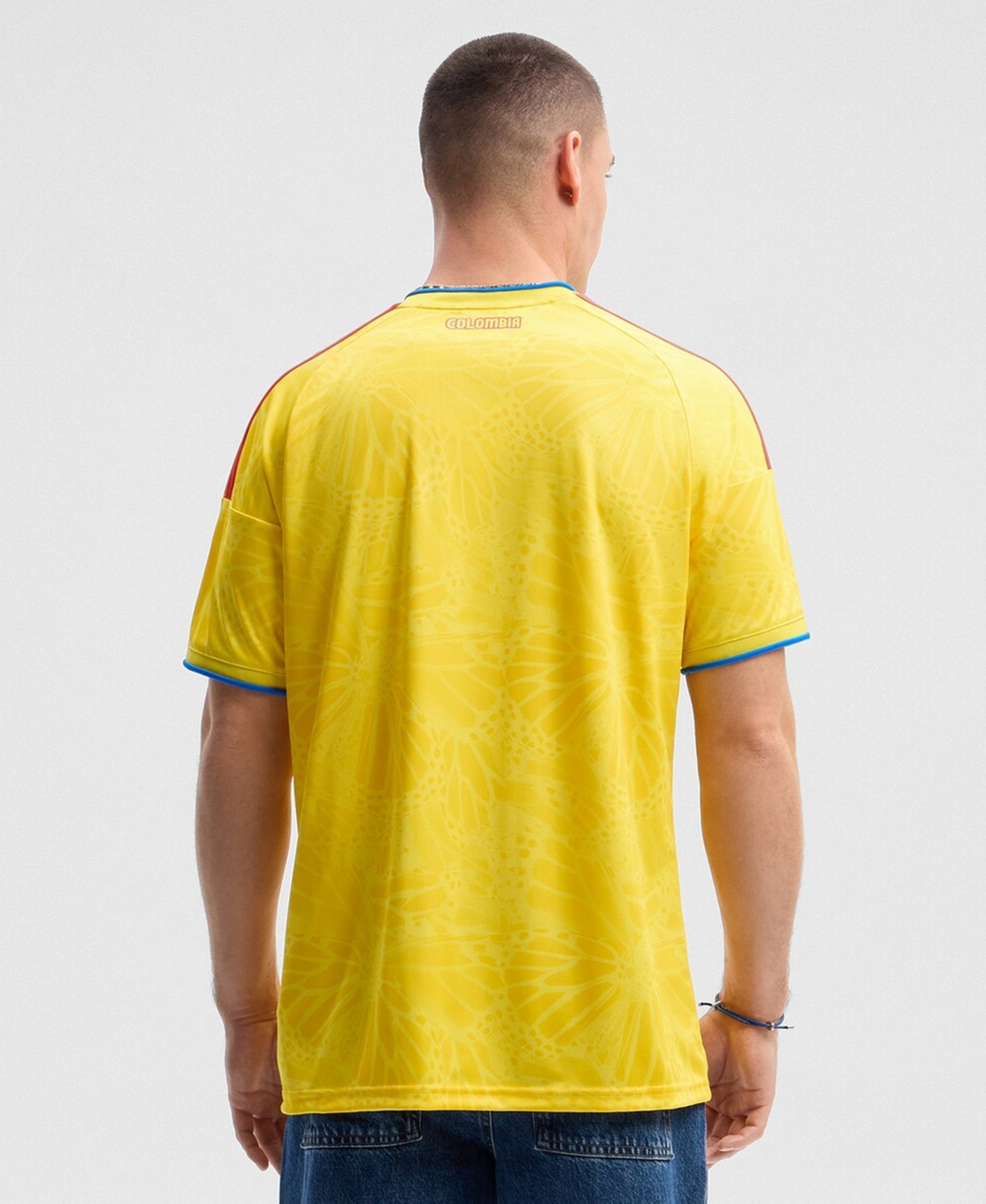 Adidas Men's Yellow Colombia National Team Fifa x World Cup 2026 Home Replica Jersey