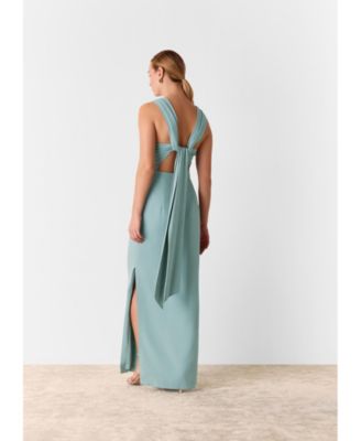 whistles evening dress Whistles Thea Cowl Neck Maxi Dress - Chocolate
