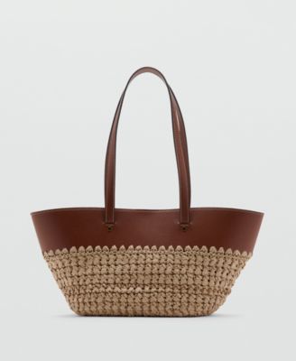 Women's Natural-Fiber Tote Bag