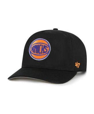 Men's Black New York Knicks Hitch Adjustable Hat