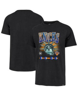 Men's Black New York Knicks Big & Tall Statue T-Shirt