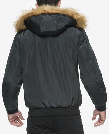 Faux fur bomber hotsell jacket marc new york