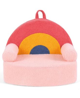 Soft Toddler Couch with Foam Filling and Fleece Fabric Upholstery