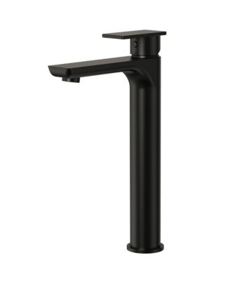 Single Hole Vessel Bathroom Faucet, Single Handle Bathroom Sink Faucet with Drain Assembly