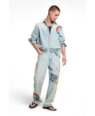 Men's Printed Jeans