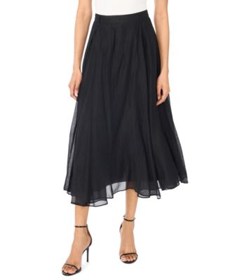 Women's Godet Midi Skirt